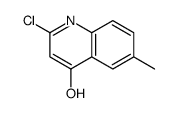 2-Chloro-6-methyl-4-quinolinol Structure