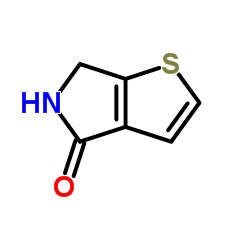 5,6-Dihydro-4H-thieno[2,3-c]pyrrol-4-one结构式