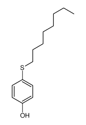 4-octylsulfanylphenol Structure
