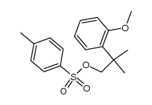 2-(2-methoxy-phenyl)-2-methyl-1-(toluene-4-sulfonyloxy)-propane Structure