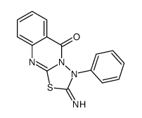 2-imino-3-phenyl-[1,3,4]thiadiazolo[2,3-b]quinazolin-5-one结构式