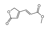 methyl 3-(5-oxo-2H-furan-3-yl)prop-2-enoate Structure