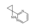 1-(pyrimidin-2-yl)cyclopropanamine Structure