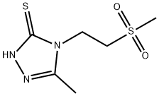 4-(2-methanesulfonylethyl)-5-methyl-4H-1,2,4-triazole-3-thiol Structure