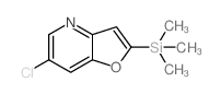 6-Chloro-2-(trimethylsilyl)furo[3,2-b]pyridine Structure