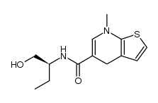 (S)-2-(N-methyl-4,7-dihydrothieno[2,3-b]pyridine-5-carbonyl)aminobutan-1-ol Structure