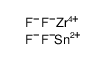 stannous hexafluorozirconate(IV)结构式