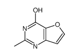 2-METHYLFURO[3,2-D]PYRIMIDIN-4-OL结构式