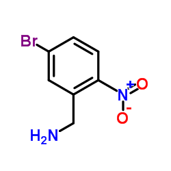 1-(5-Bromo-2-nitrophenyl)methanamine Structure