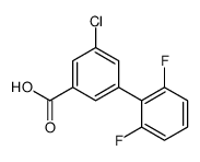 3-chloro-5-(2,6-difluorophenyl)benzoic acid结构式