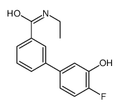 N-ethyl-3-(4-fluoro-3-hydroxyphenyl)benzamide结构式