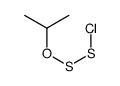 propan-2-yloxysulfanyl thiohypochlorite结构式