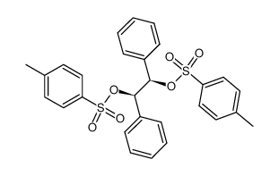 (-)-(1R,2R)-1,2-diphenyl-1,2-ditosyloxyethane Structure