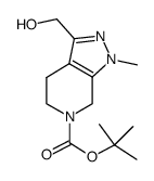 tert-butyl 3-(hydroxymethyl)-1-methyl-4,5-dihydro-1H-pyrazolo[3,4-c]pyridine-6(7H)-carboxylate结构式