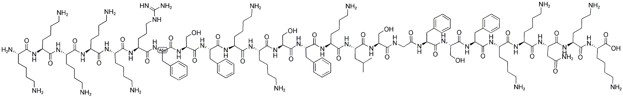 H-LYS-LYS-LYS-LYS-LYS-ARG-PHE-SER-PHE-LYS-LYS-SER-PHE-LYS-LEU-SER-GLY-PHE-LYS-LYS-ASN-LYS-LYS-OH picture