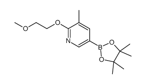 2-(2-methoxyethoxy)-3-methyl-5-(4,4,5,5-tetramethyl-1,3,2-dioxaborolan-2-yl)pyridine picture