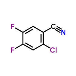 2-Chloro-4,5-difluorobenzonitrile Structure