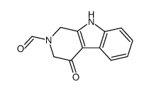 2-formyl-4-oxo-1,2,3,4-tetrahydro-β-carboline Structure