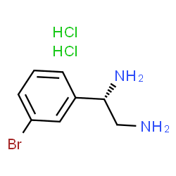 (S)-1-(3-Bromophenyl)ethane-1,2-diamine dihydrochloride picture