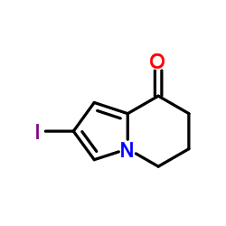 2-Iodo-6,7-dihydro-8(5H)-indolizinone结构式