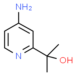 2-(4-氨基吡啶-2-基)丙-2-醇结构式