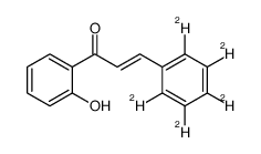 (E)-2'-Hydroxychalcone-d5 Structure