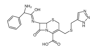 7-(2-amino-2-phenylacetamido)-3-(1H-1,2,3-triazol-4-yl)methylthiomethyl-3-cephem-4-carboxylic acid picture