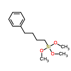 Trimethoxy(4-phenylbutyl)silane结构式