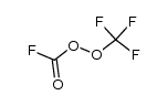 Fluorformyl-perfluormethyl-peroxide Structure