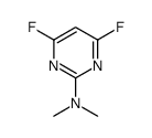 2-Pyrimidinamine,4,6-difluoro-N,N-dimethyl-(9CI) structure