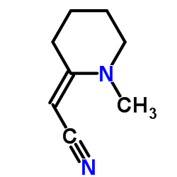 Acetonitrile, (1-methyl-2-piperidinylidene)-, (Z)- (9CI) Structure