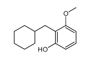 2-(cyclohexylmethyl)-3-methoxyphenol结构式