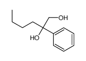 (2R)-2-phenylhexane-1,2-diol Structure