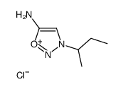 3-butan-2-yloxadiazol-3-ium-5-amine,chloride结构式