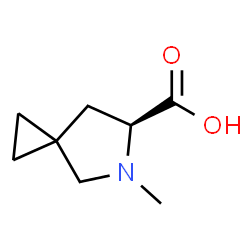 (S)-5-methyl-5-azaspiro[2.4]heptane-6-carboxylic acid structure