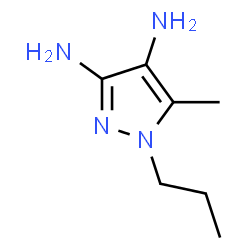 1H-Pyrazole-3,4-diamine,5-methyl-1-propyl- structure