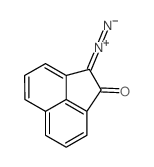 .alpha.-Diazoacenaphthenone Structure