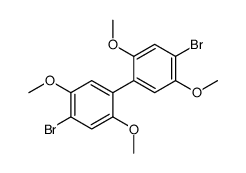 1-bromo-4-(4-bromo-2,5-dimethoxyphenyl)-2,5-dimethoxybenzene结构式