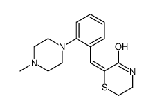 2-[[2-(4-methylpiperazin-1-yl)phenyl]methylidene]thiomorpholin-3-one结构式