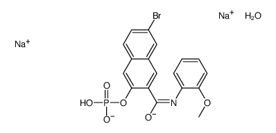 NAPHTHOL AS-BI-PHOSPHATE DISODIUM SALT HEPTAHYDRATE structure