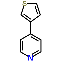 4-(Thiophen-3-yl)pyridine structure