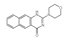 2-(4-Morpholinyl)benzo[g]quinazolin-4-ol结构式