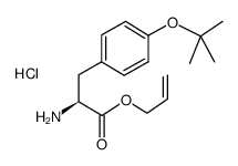 h-tyr(tbu)-allyl ester hcl structure