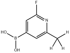 (2-fluoro-6-(methyl-d3)pyridin-4-yl)boronic acid图片