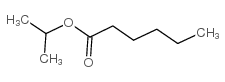 N-caproic acid isopropyl ester Structure