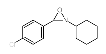 Oxaziridine,3-(4-chlorophenyl)-2-cyclohexyl-结构式