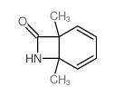 7-Azabicyclo[4.2.0]octa-2,4-dien-8-one,1,6-dimethyl-结构式