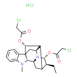 bis(monochloroacetyl)ajmaline structure