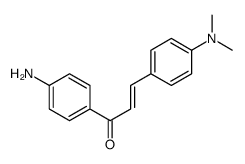 1-(4-aminophenyl)-3-[4-(dimethylamino)phenyl]prop-2-en-1-one结构式