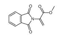 Methyl 2-(1,3-dioxoisoindol-2-yl)prop-2-enoate Structure